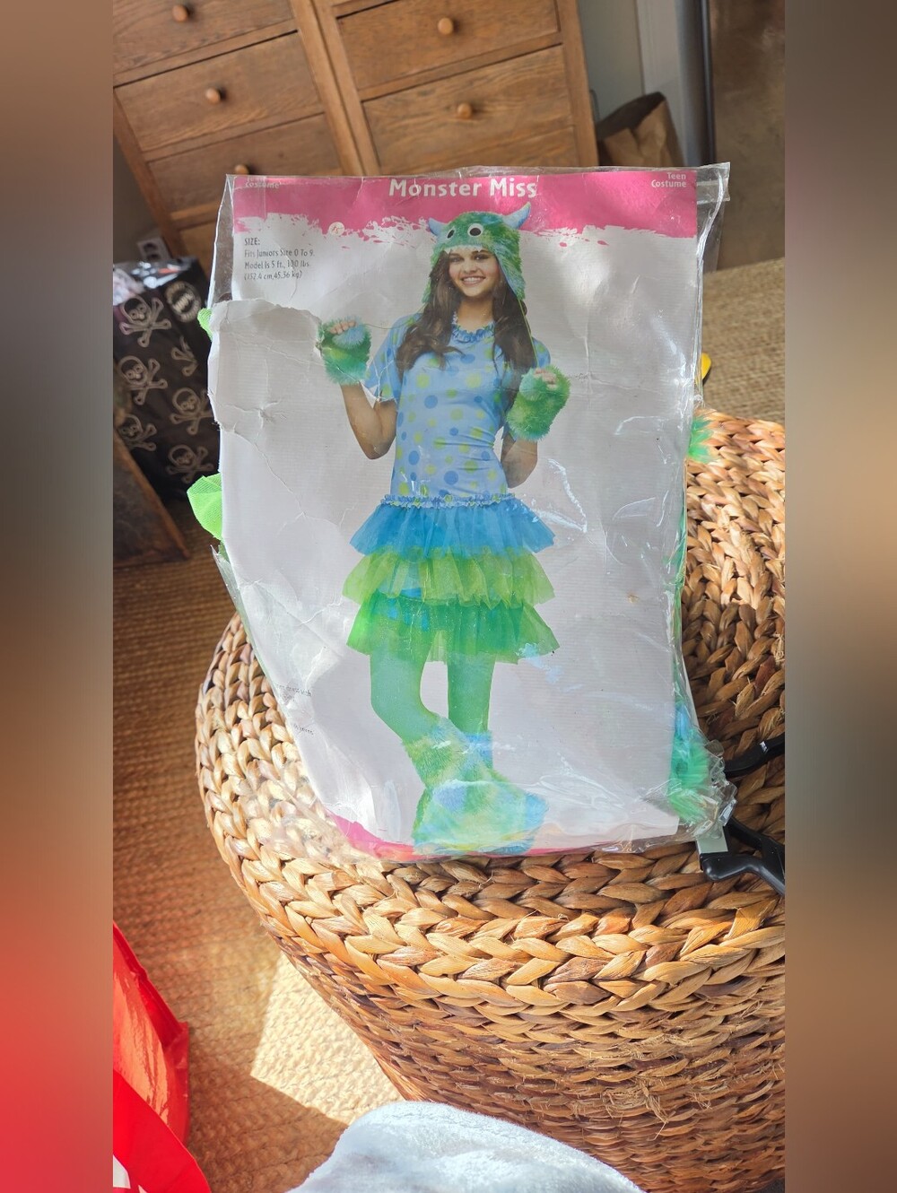Monster Miss Halloween Costume Size 0-9 Teen Size.